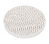 Hemobllo Plaque de Soudure Quartz Haute Résistance pour Bijouterie Planche Isolante Ronde Panneau Nid Abeille pour Fusion et Travail des Métaux