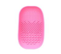 Hemobllo Plaque Nettoyage Brosse Maquillage Silicone Lavable Tampon Portable pour Nettoyer Poils Pinceaux Design Pratique pour Femme Couleur Aléatoire Couleur Aléatoire Couleur Aléatoire