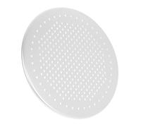 Hemobllo Plaque Ronde Perforée Aluminium Épais Plateau de Cuisson Antiadhésif pour Pâte Croustillante Ustensile de Pâtisserie et Facile à Nettoyer pour Four et Pizzas Maison