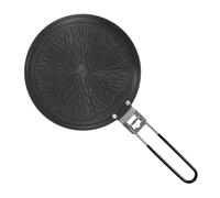 Hemobllo Plaque Thermique Antidérapante en Aluminium 28 Cm Épaisseur 4 Mm Poignée Pliante, Diffuseur de Chaleur pour Cuisinière à Gaz, Accessoire la Cuisine pour Cuisson et Décongélation
