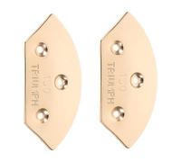 Hemobllo Plaques Anti-usure Métalliques Talonnettes de Réparation Chaussures 2 Pièces, Protège-avant-pied Solide, Kit Coussinets Talons pour Usage Quotidien, Compatible Embouts de Talon