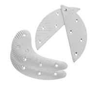 Hemobllo Plaques Protège-talons Métal Semi-lune Et Croissant, Semelle De Réparation Résistante, 4 Pièces Pour Chaussures Homme, Accessoires Solide Pour Prolonger La Vie, Usage Travail Et Randonnée