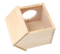 Hemobllo Plate-Forme d'alimentation en Eau cachette de Hamster en Bois Cage pour Hamster décor de Cage de Hamster Maison de Hamster cachette Multi-Chambres pour Hamster loft de cobaye