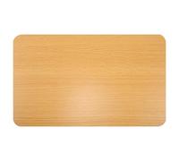 Hemobllo Plateau de Table Rustique en Bois Massif Beige, Plateau Rectangulaire Facile à Nettoyer, Solution Polyvalente Cuisine ou Salle à Manger