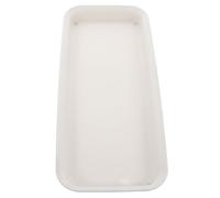 Hemobllo Plateau Rectangulaire à Bonsaï en Plastique 40X17 CM Bac de Récupération d'eau Épais pour Plantes d'Intérieur Soucoupe Fine Solide pour Jardin Maison et Bureau