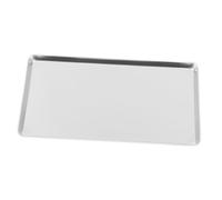 Hemobllo Plateau Rectangulaire INOX pour Cuisson et Service Plateau Vapeur Résistant Corrosion Adapté Maison Restaurant et Camping