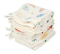 Hemobllo Plusieurs styles Serviettes pour Bébé Lot de 8 en Coton, Lingettes Lavables et Absorbantes, Faciles à Sécher, Bain Visage Plusieurs styles