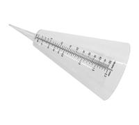 Hemobllo Pluviomètre Conique en Plastique Transparent Gobelet Doseur Gradué Jusqu'à 35 CM Mesure Précise des Précipitations pour Jardin Pelouse et Usage Agricole