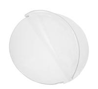 Hemobllo Pochette de Protection Ronde en PVC Transparent 33X30 CM pour Éventail Pliable Étui Anti-Poussière Léger pour Rangement Portable Paquet de Protection Pratique pour Activités en