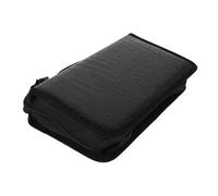 Hemobllo Pochette de Rangement pour CD boîtier de Disque Rangement du boîtier de DVD boitier CD DVD de Stockage de DVD PU Black