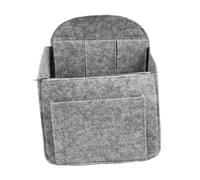 Hemobllo Pochette en Feutre Compartiment Central et Petite Poche Multifonction Fermeture Éclair, Grosse Capacité pour Paquet de Maquillage ou Pochette de Voyage