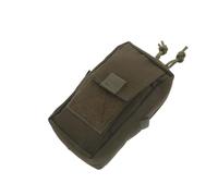 Hemobllo Pochette Étanche pour Smartphone Randonnée Kaki Militaire, Sacoche à Bandoulière Antidérapante Multifonction Poche Zippée, Accessoire Voyage Outdoor pour Paquet à Dos Trekking
