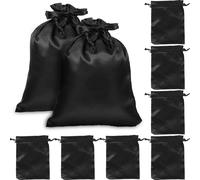 Hemobllo Pochettes à Bijoux Satin Lot de 20 Cordon de Serrage Pratiques pour Paquet Présents Petites Faveurs Fête et Rangement Bijoux