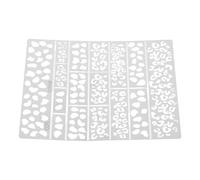 Hemobllo Pochoir Camouflage Réutilisable en Acier Inoxydable pour Maquettes de Chars - Outil de Peinture Ajouré pour Modélisme Militaire - Motifs Léopard Précis pour Loisirs Créatifs et