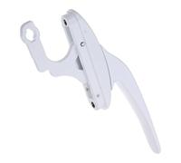 Hemobllo Poignée de Verrouillage Blanche pour Fenêtre à Battant Loquet de Remplacement Robuste Système Coulissant Décalé Compatible Fenêtres Oscillo-Battantes Usage Intérieur et