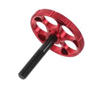 Hemobllo Poignée Pliant Alliage Aluminium Charnière Ronde Serrage Rapide Type Robinet Compatible Multiples Modèles Sécurité Renforcée Rouge