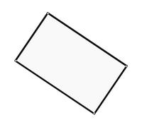 Hemobllo Polyester Pliable avec Crochets Écran pour Vidéoprojecteur Intérieur et Extérieur Home Cinéma Bureau École et Événements