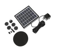 Hemobllo Pompe de Fontaine Solaire Flottante pour Jardin et Bassin Petit Modèle Plastique et Acier Inoxydable Facile à Nettoyer pour Décoration Extérieure