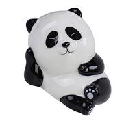 Hemobllo Porte Bâtons Panda Céramique Blanche Support Artisanal pour Bâtons Décor Zen pour Bureau et Maison Diffuseur Apaisant