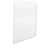 Hemobllo Porte-Brochures Transparent Acrylique A4 Support Mural pour Documents Présentoir à Magazines et Brochures Organiseur de Littérature 3 Compartiments