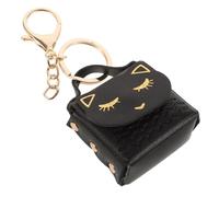 Hemobllo Porte-clés Chat Cartoon Mini Portefeuille Porte-Monnaie Portable pour Accessoire Mignon et Résistant Breloque Décoratif
