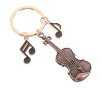 Hemobllo Porte-clés Léger et Portable en Alliage de Zinc Musical Vintage Design Créatif de Violon Rétro, pour Concert ou Sortie Quotidienne