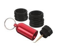 Hemobllo Porte-clés Mini Bouteille de Plongée Bleu Kit de Joints Toriques | Léger, Étanche et Portable, Accessoire Porte-clés, pour Plongée Sous-marine et Piscine