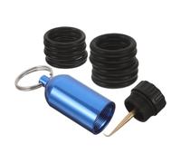 Hemobllo Porte-clés Mini Bouteille de Plongée Bleu Kit de Joints Toriques | Léger, Étanche et Portable, Accessoire Porte-clés, pour Plongée Sous-marine et Piscine