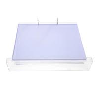 Hemobllo Porte-Menu Horizontal Transparent Format A6 6 Pochettes Support de Présentation de Table en Plastique Organiseur Multi-Pages pour Restaurants Cafés et Hôtels Présentoir