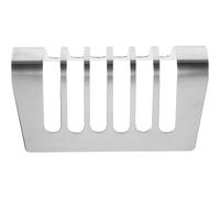 Hemobllo Porte-Toast Cuisine en Acier Inoxydable, Support de Table Argenté | Rangement pour Tranché, Soudure Précise et Structure Stable, Usage Domestique ou Bureau