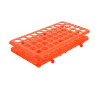 Hemobllo Porte-tubes de Chimie 50 Trous Support pour Tubes à Essai Plastique Maintien Vertical Organisation Laboratoire Utilisation Centrifugeuses