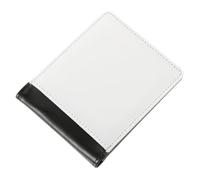 Hemobllo Portefeuille Sublimé en Cuir PU Blanc, Porte-Cartes de Crédit Pliable Soi-même, Design DIY Élégant Maison et L'extérieur