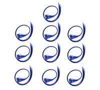 Hemobllo Postiche à Mèches Lisses Bleue Profonde 10 Pièces Fibre Haute Température Rallonge De Cheveux Femme Usage Quotidien Fêtes
