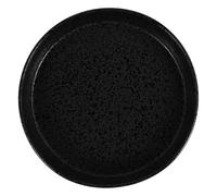 Hemobllo Pot Céramique Noir Mat avec Coupelle Support Délicat pour Plantes et Fleurs Intérieur et Extérieur Décoration Jardin et Maison