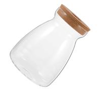 Hemobllo Pot Verre avec Couvercle Liège Bocal pour Plantes Terrarium Vase Hydroponique Décoration Intérieure Station De Plantation Culture De Plantes