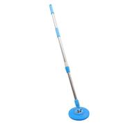 Hemobllo Poteau de Vadrouille Rotatif Acier Inoxydable Bleu Manche de Remplacement pour Balai Rotatif Accessoire de Nettoyage Facile à Installer et Maniable Adapté Aux Franges Rotatives