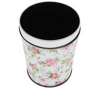 Hemobllo Poubelle Intérieure sans Couvercle en Cuir et Pp, Grand Volume | Style Simple Décoratif, Ouverture Large Anneau de Maintien, pour Maison, Bureau et Coiffeuse