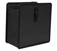 Hemobllo Poubelle Pliable Voiture Cuir Synthétique et Oxford Rangement Multifonctionnel Suspendu pour Auto Camion Van Organisateur de Déchets Compact et Rétractable