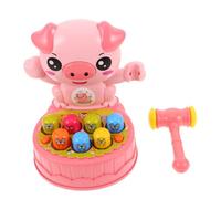 Hemobllo Pounding Toy with Cartoon Pig Design Early Learning Educational Hammer Game for Enhancing Motor Skills Sensory Development and Hand-Eye Coordination Birthday Present