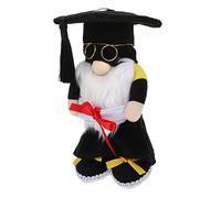 Hemobllo Poupée De Chapeau De Docteur Nain en Peluche Décorations De Remise De Diplôme Nain De Célibataire Scrump Peluche Nain Ornements De Poupée Décoration De Diplômé Décoration De
