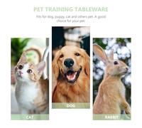 Hemobllo pour Chien et Chat PP Motif Relief Étouffement Résistante à Eau Facile à Nettoyer Améliore Digestion et des Animaux