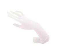 Hemobllo Présentoir à Bijoux Modèle Créatif et Élégant en Résine Blanche Main Support Multi-fonction pour Bagues et Bracelets pour Collectionneur Personnel