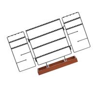 Hemobllo Présentoir Bijoux à Faces avec Base Organisateur Bague et Collier Support de Rangement pour Table et Bureau Capacité et Design Élégant