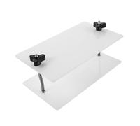 Hemobllo Presse à Tofu Compacte Acrylique Blanche Moule Cuisine pour Presser Tofu Ferme et Extra Ferme Outil Pratique pour Retirer Eau et Soja Curd Maison