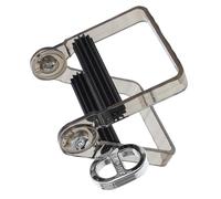 Hemobllo Presse-tube De Dentifrice Manuel Gemme Noire, Extrudeuse Rotative Pour Tubes De Crème Et Lotion, Accessoire Solide Réutilisable Pour Salle De Bain Et Usage Domestique