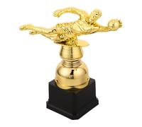 Hemobllo Prix d'or du Football Trophée de Gardien de But pour l'équipe en Plastique Or, récompense des Supporters pour Goalies Lors des fêtes d'équipe et Affichage Longue durée