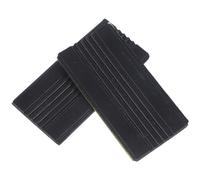 Hemobllo Protection Antidérapante en Caoutchouc pour Pédales de Batterie, Accessoires Solides et Fiables, 1 Paire Noire pour Batteurs Professionnels