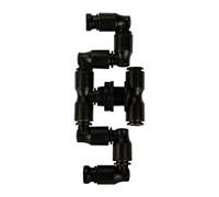 Hemobllo Pulvérisateur Réglable pour Reptiles Buse de Brumisation pour Terrarium Refroidissement Humide Accessoire pour Animaux Noir