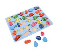 Hemobllo Puzzle Alphabet Arabe Montessori Bois pour Garçon Fille Jeu Éducatif Sensoriel Sécurisé et Portable Apprentissage Interactif et Ludique Coran pour Développement Précoce
