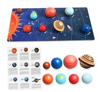 Hemobllo Puzzle Système Solaire Bois pour Garçon Fille Ans Jeu Éducatif Apprentissage Ludique et Décoratif
